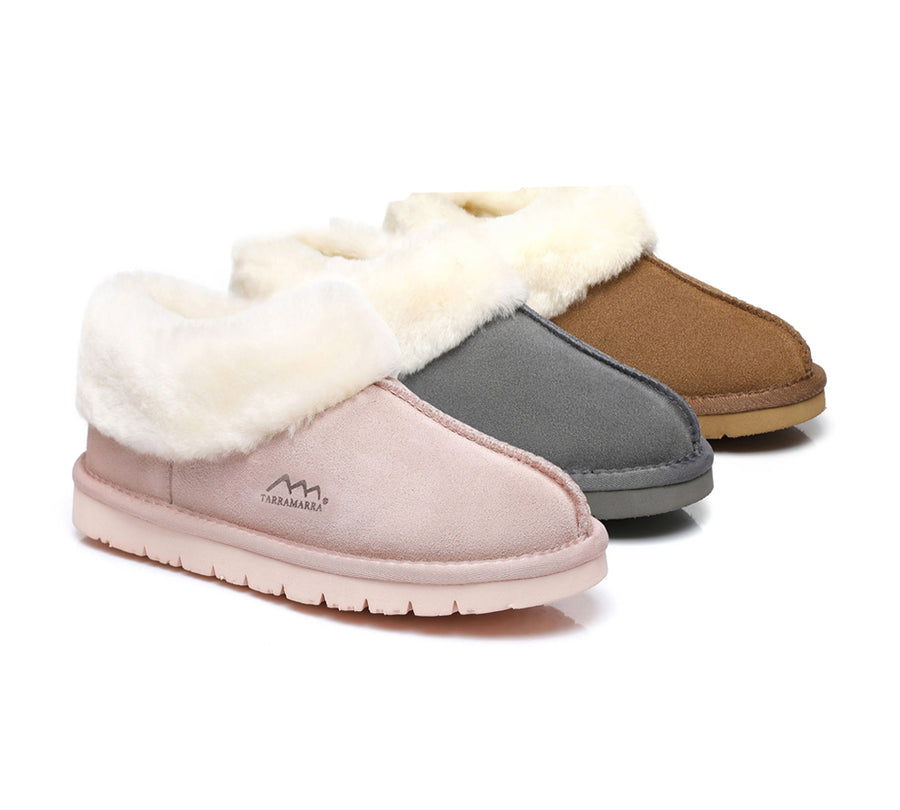 TARRAMARRA Premium Australian Sheepskin Ankle UGG Slipper Unisex Homey-Slippers-PEROZ Accessories