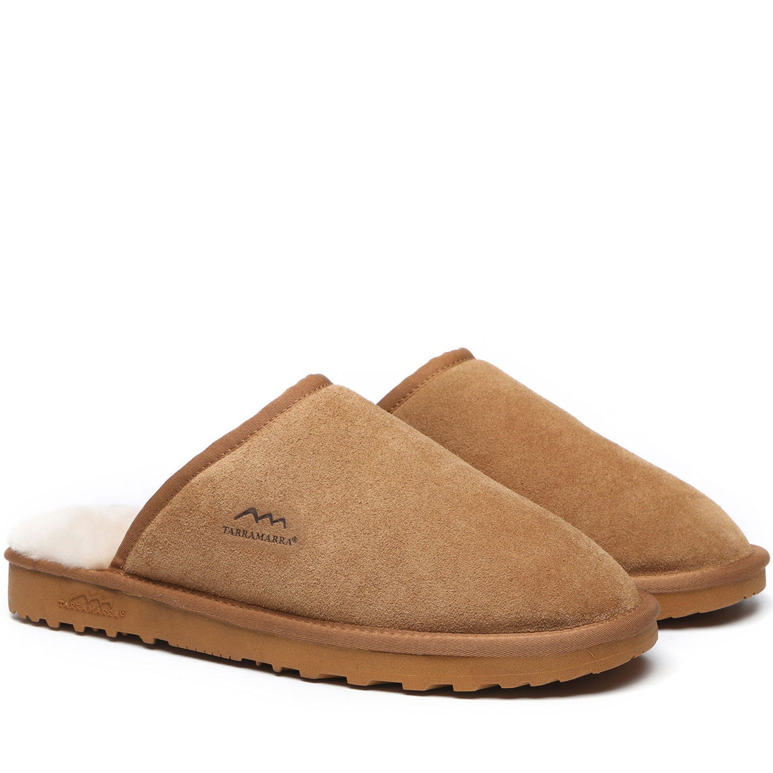 TARRAMARRA Sheepskin Wool Larry Men Scuff-Slippers-PEROZ Accessories