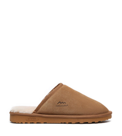 TARRAMARRA Sheepskin Wool Larry Men Scuff-Slippers-PEROZ Accessories