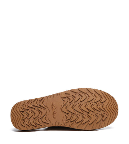 TARRAMARRA Sheepskin Wool Larry Men Scuff-Slippers-PEROZ Accessories