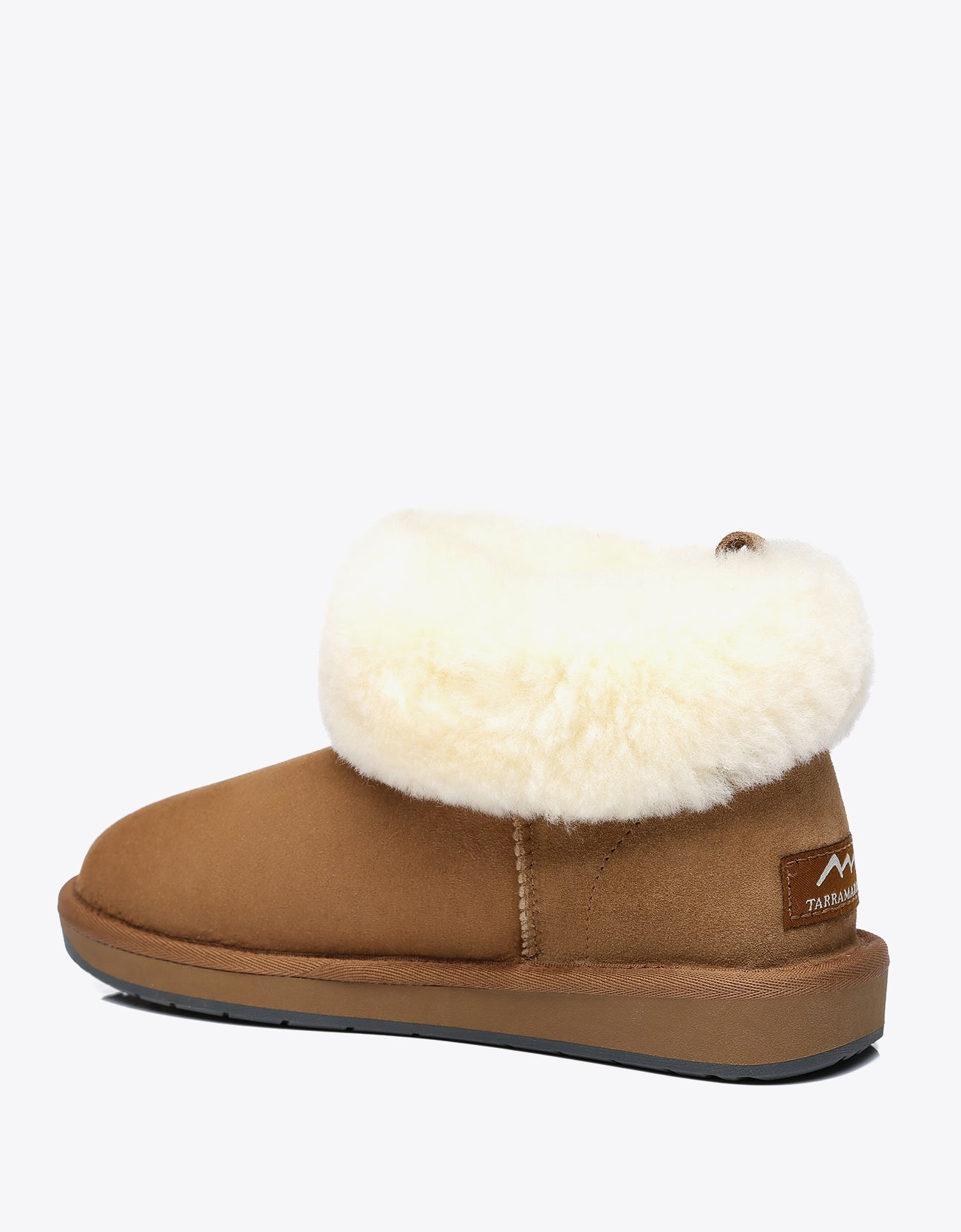 Tarramarra Emmy Women Sheepskin Slippers Fluffy Collar-Boots-PEROZ Accessories