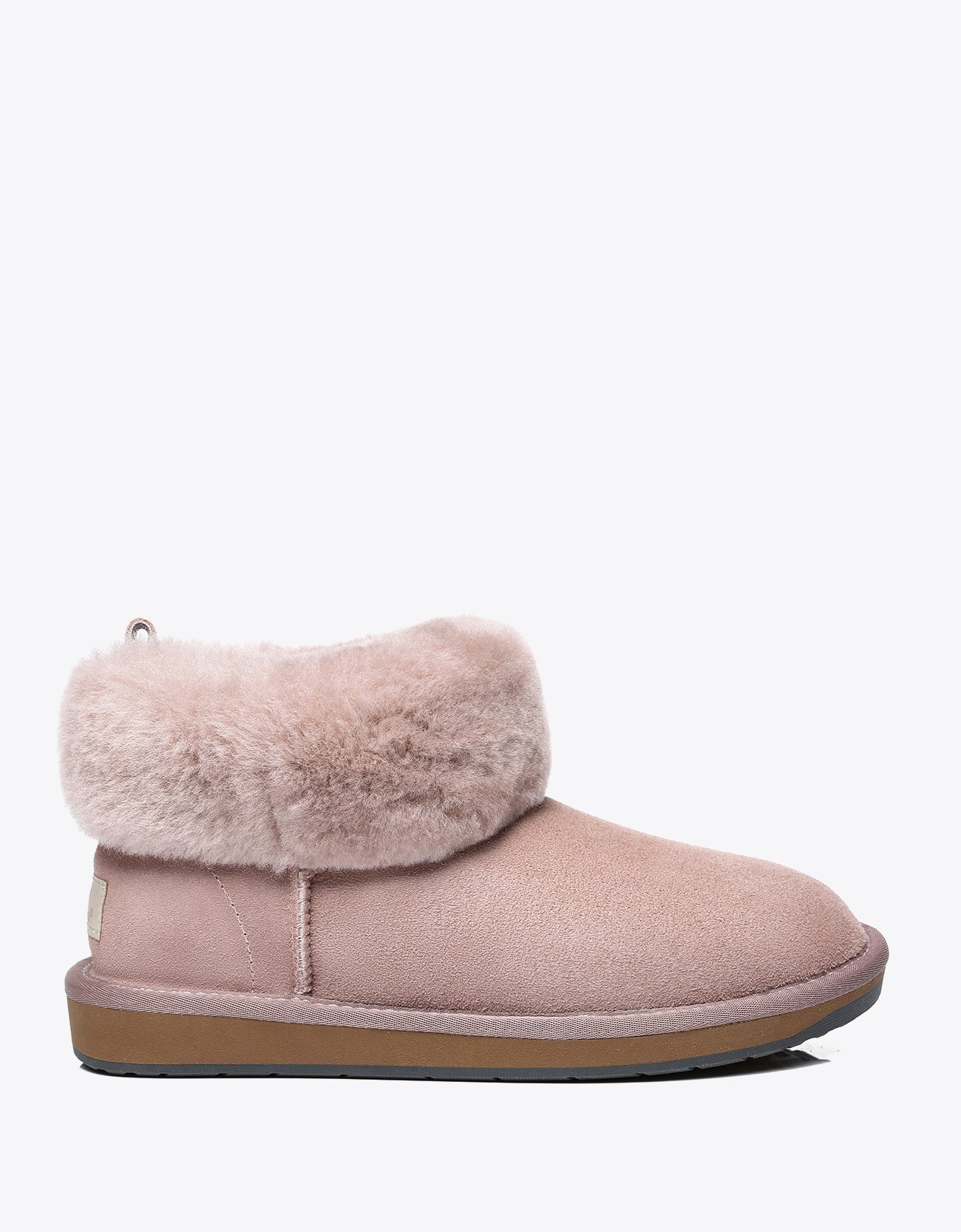 Tarramarra Emmy Women Sheepskin Slippers Fluffy Collar-Boots-PEROZ Accessories