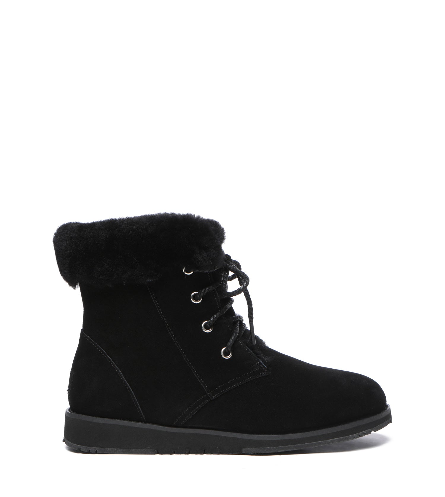 TARRAMARRA Lace Up Ankle Fashion Sheepskin Women UGG Boots Bonnie-Boots-PEROZ Accessories