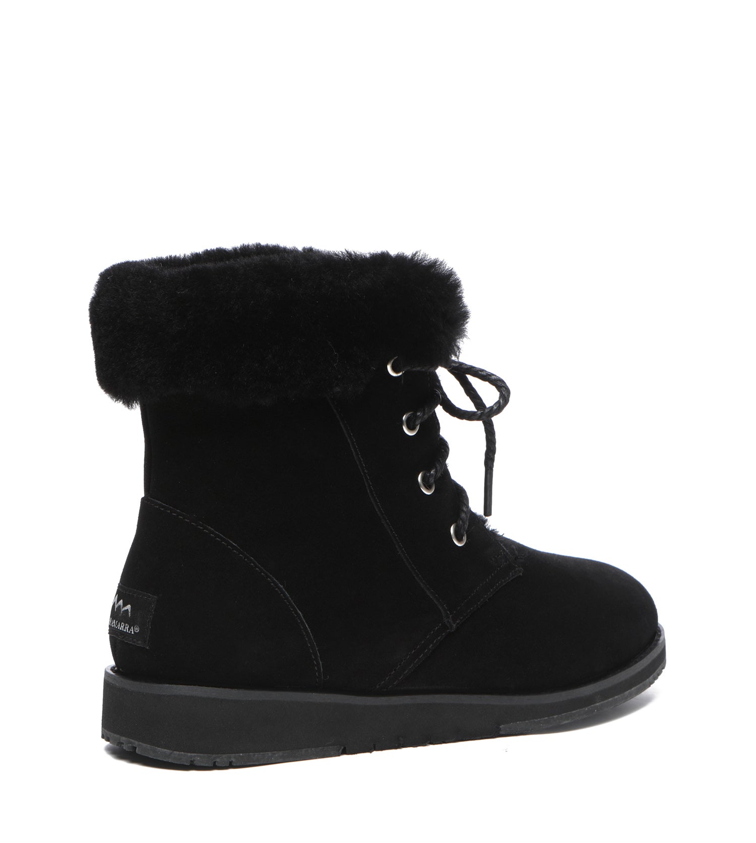TARRAMARRA Lace Up Ankle Fashion Sheepskin Women UGG Boots Bonnie-Boots-PEROZ Accessories