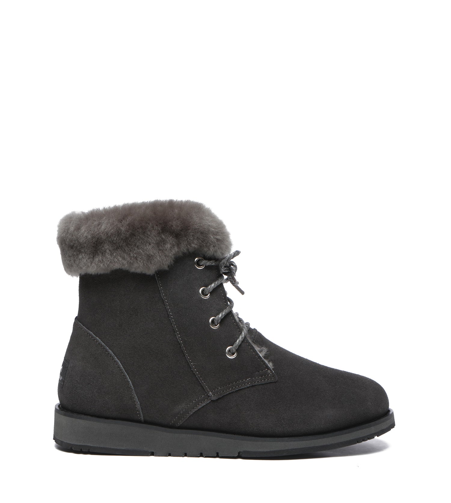 TARRAMARRA Lace Up Ankle Fashion Sheepskin Women UGG Boots Bonnie-Boots-PEROZ Accessories
