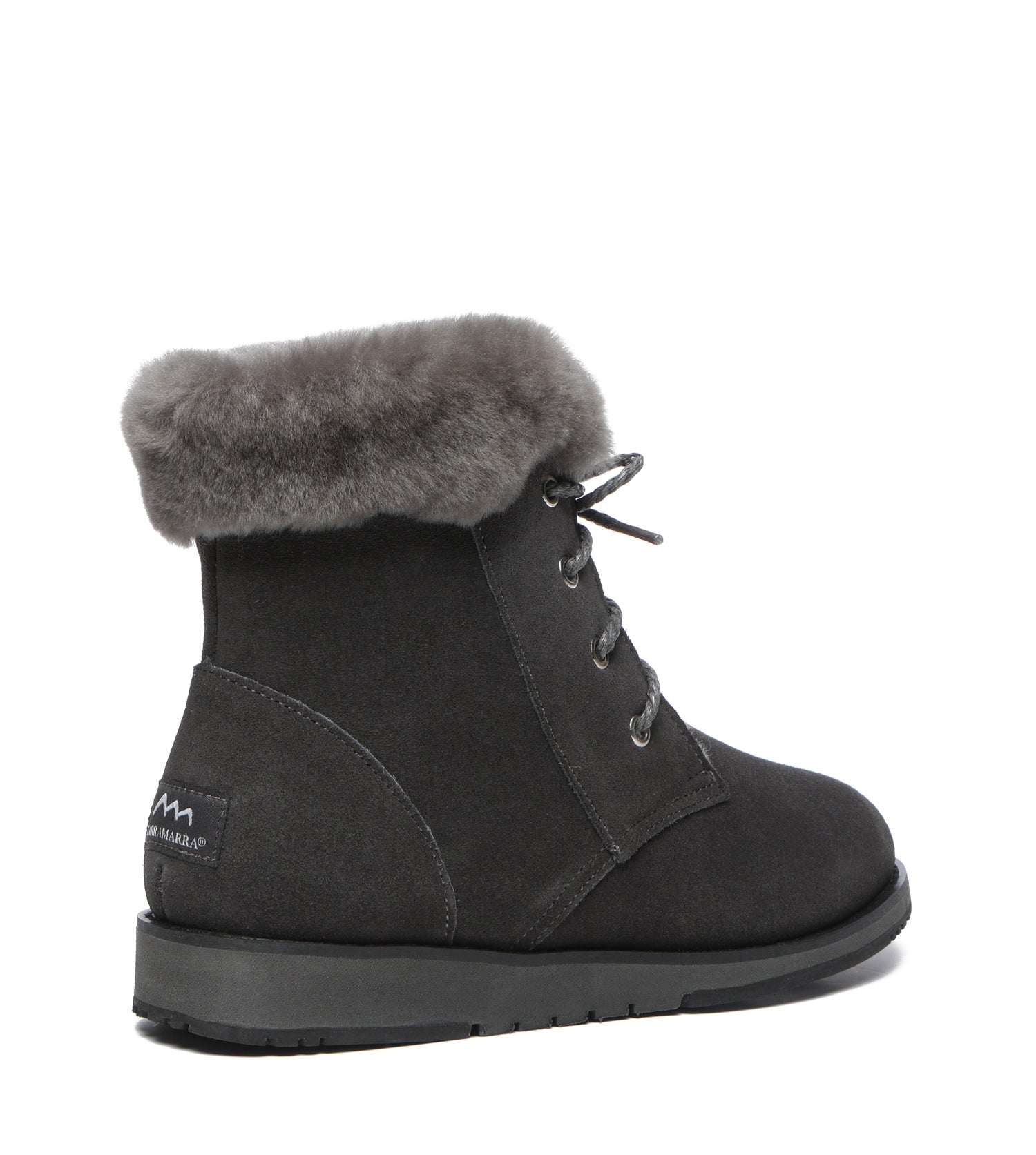 TARRAMARRA Lace Up Ankle Fashion Sheepskin Women UGG Boots Bonnie-Boots-PEROZ Accessories