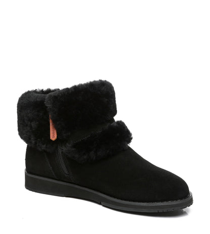 TARRAMARRA Colette Women Ankle Boots Flat UGG Fashion Boots-Boots-PEROZ Accessories