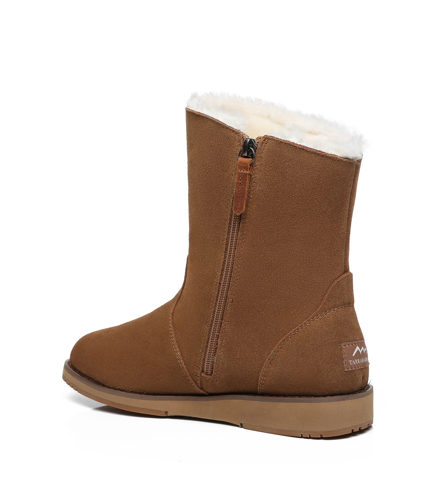 TARRAMARRA Corina UGG Suede Boots Women Water Resistant Mid Calf-Boots-PEROZ Accessories