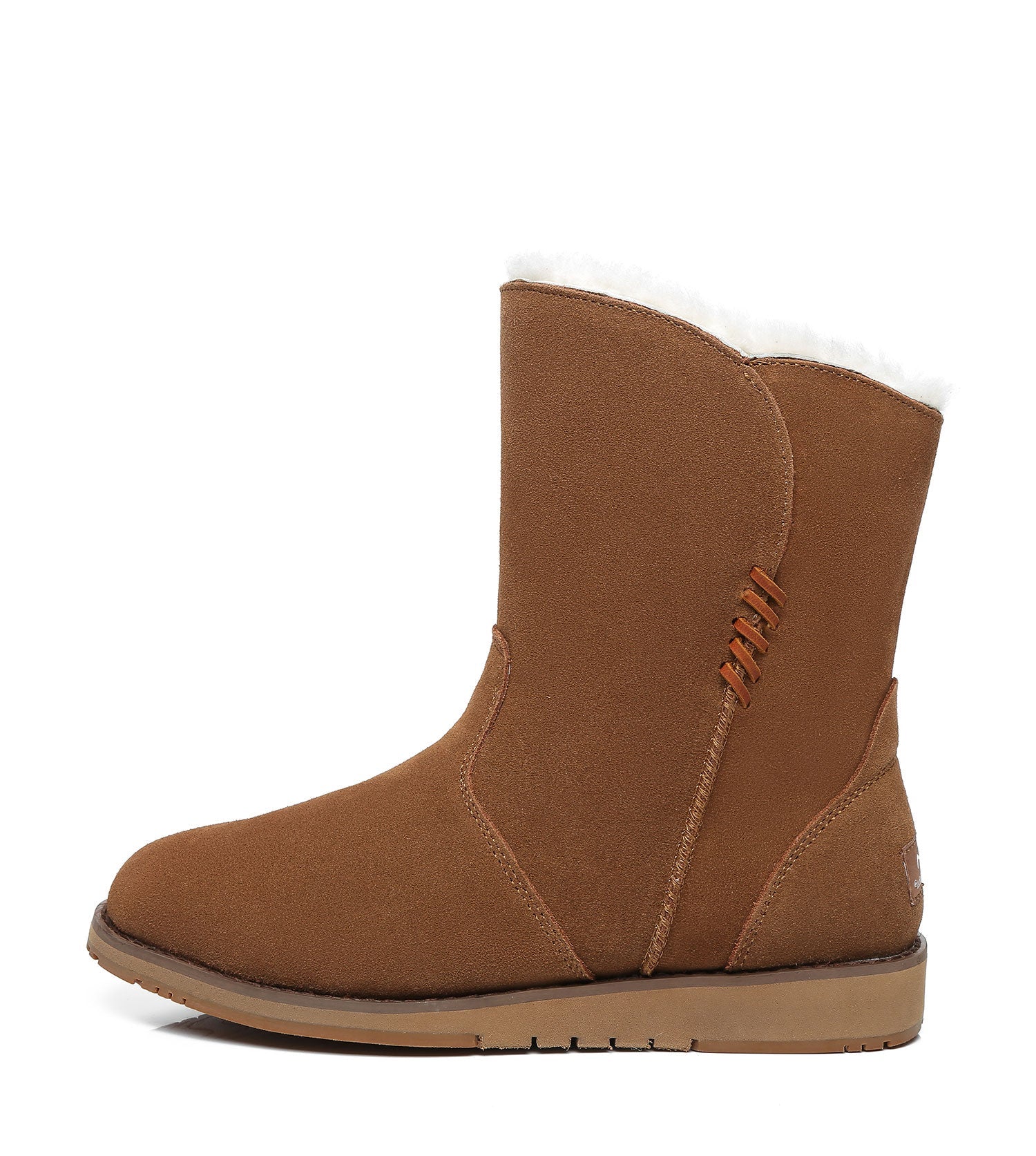 TARRAMARRA Corina UGG Suede Boots Women Water Resistant Mid Calf-Boots-PEROZ Accessories