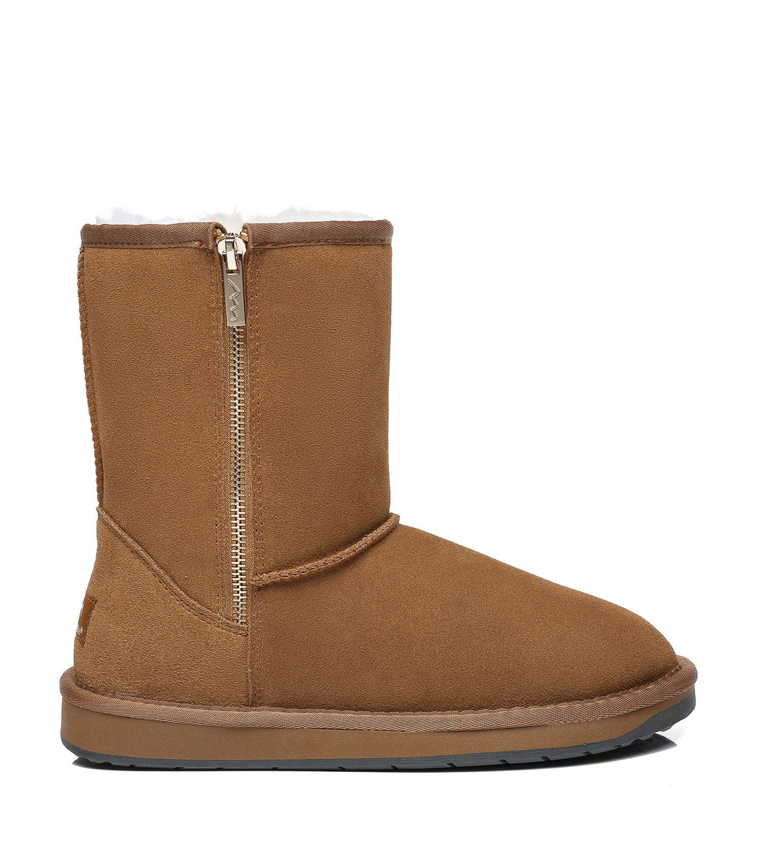 TARRAMARRA UGG Boots Short Zipper Unisex Sheepskin Wool-Boots-PEROZ Accessories