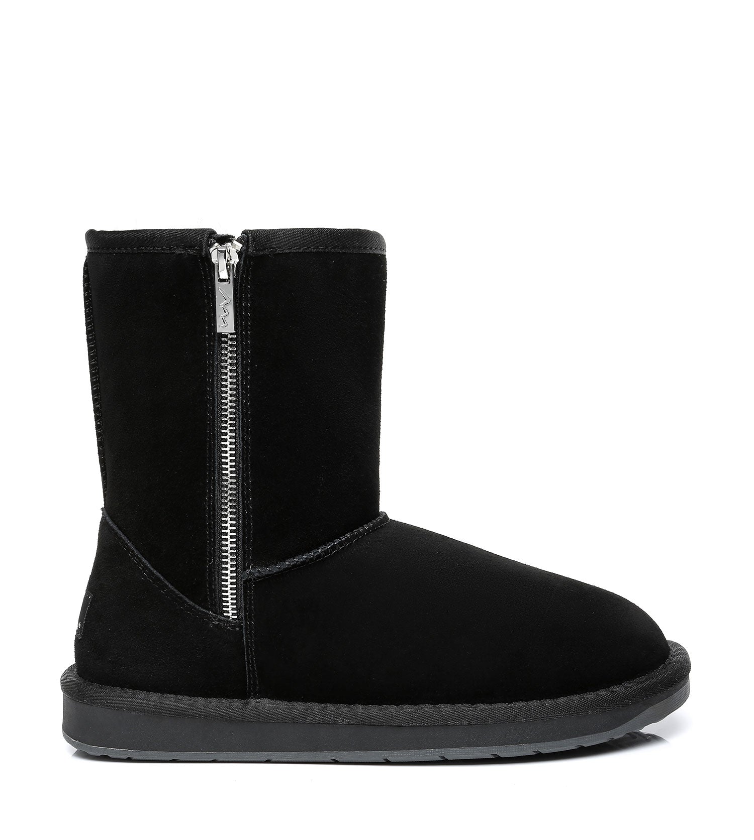 TARRAMARRA UGG Boots Short Zipper Unisex Sheepskin Wool-Boots-PEROZ Accessories