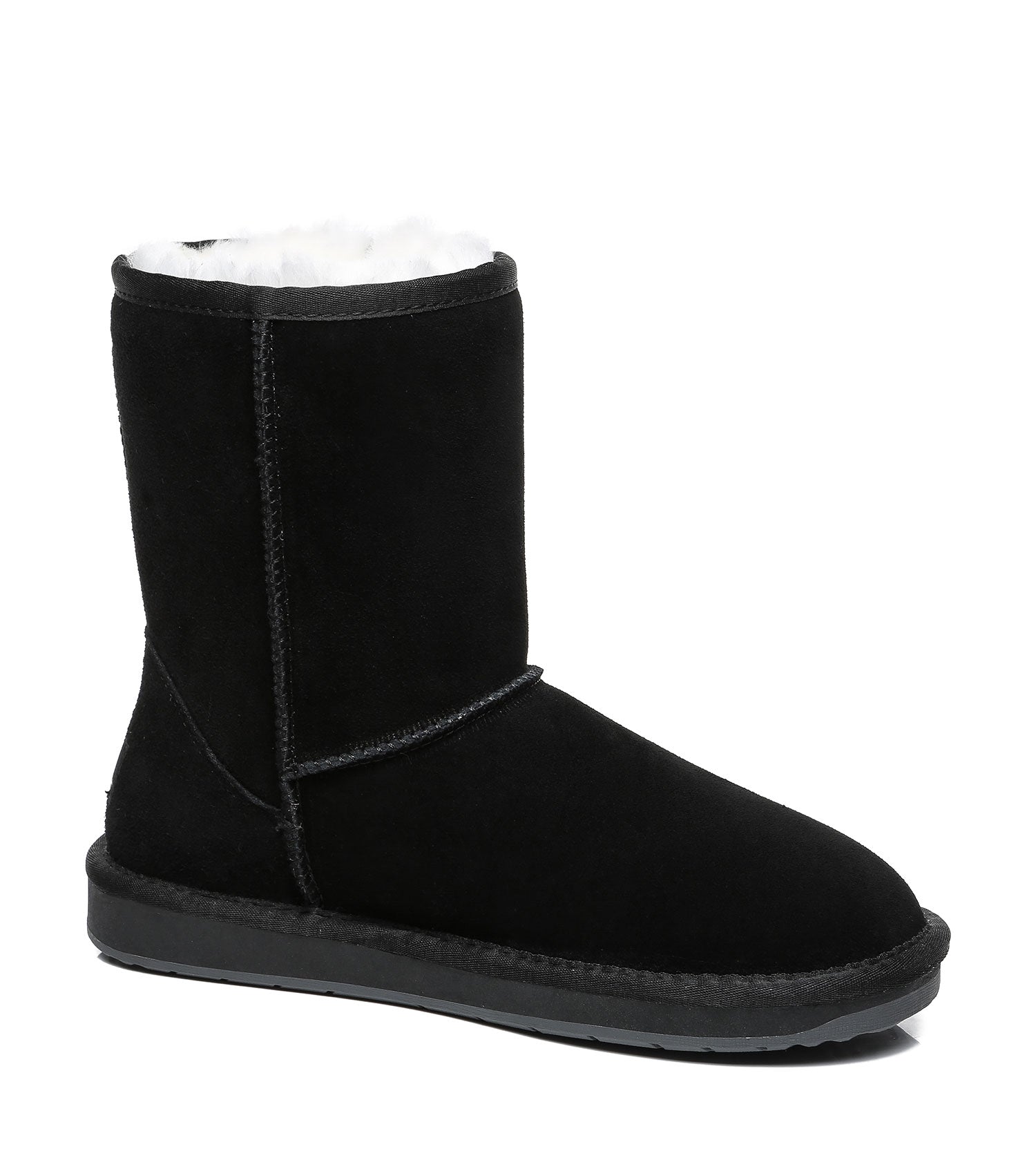 TARRAMARRA UGG Boots Short Zipper Unisex Sheepskin Wool-Boots-PEROZ Accessories