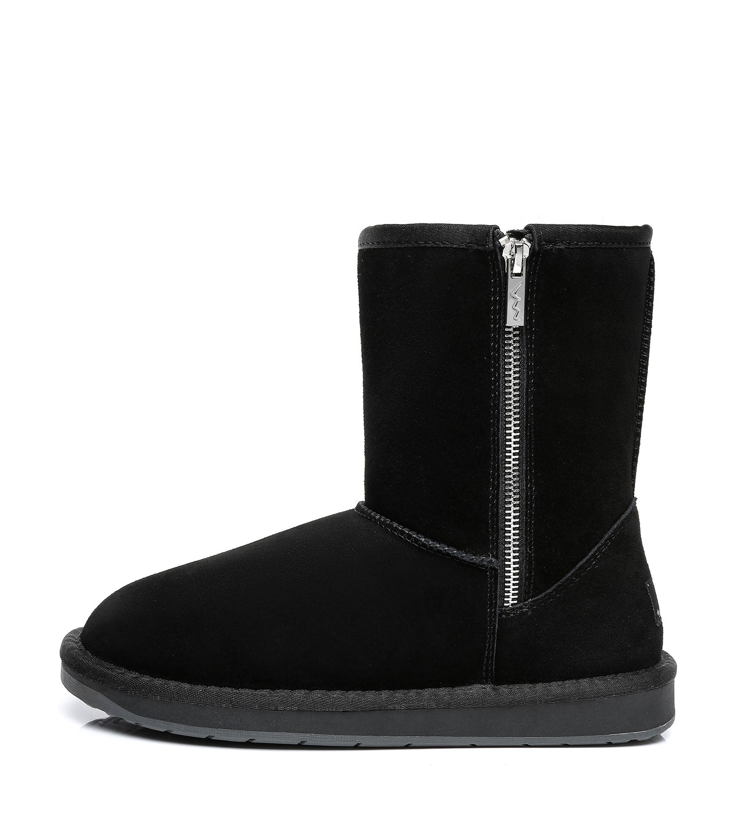 TARRAMARRA UGG Boots Short Zipper Unisex Sheepskin Wool-Boots-PEROZ Accessories