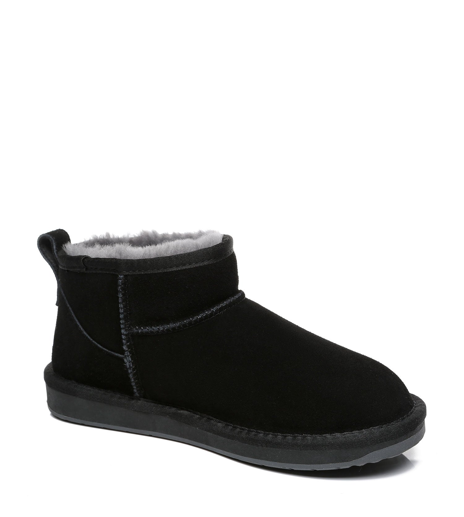 TARRAMARRA Ronnie Women Mini Ugg Boots Double Face Sheepskin Suede Upper-Boots-PEROZ Accessories