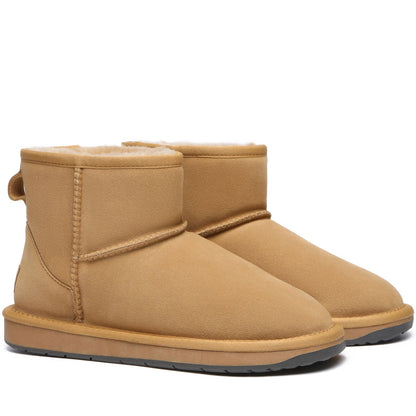 TARRAMARRA Sheepskin Wool Mini Classic Plus Ankle UGG Boots-Boots-PEROZ Accessories