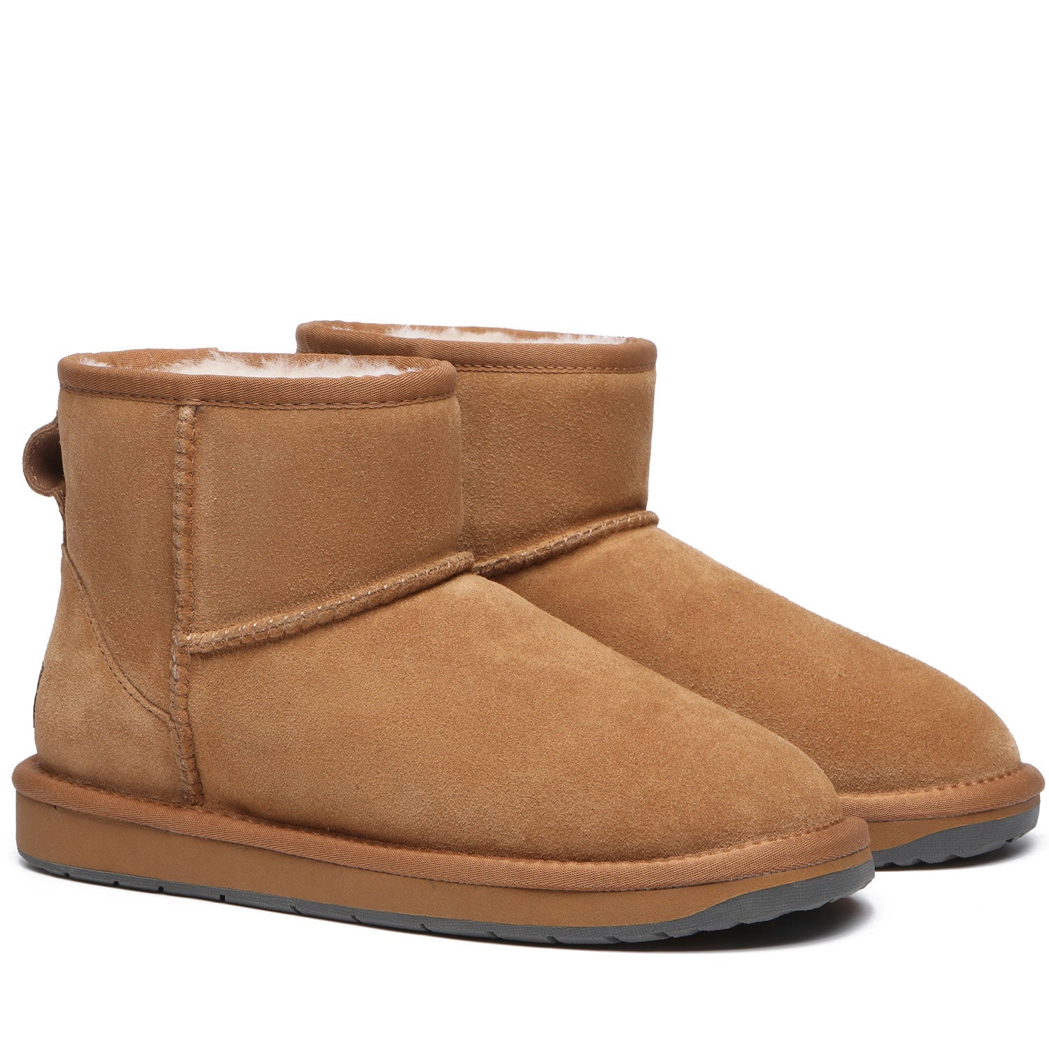 TARRAMARRA Sheepskin Wool Mini Classic Plus Ankle UGG Boots-Boots-PEROZ Accessories