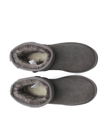 TARRAMARRA Sheepskin Wool Mini Classic Plus Ankle UGG Boots-Boots-PEROZ Accessories