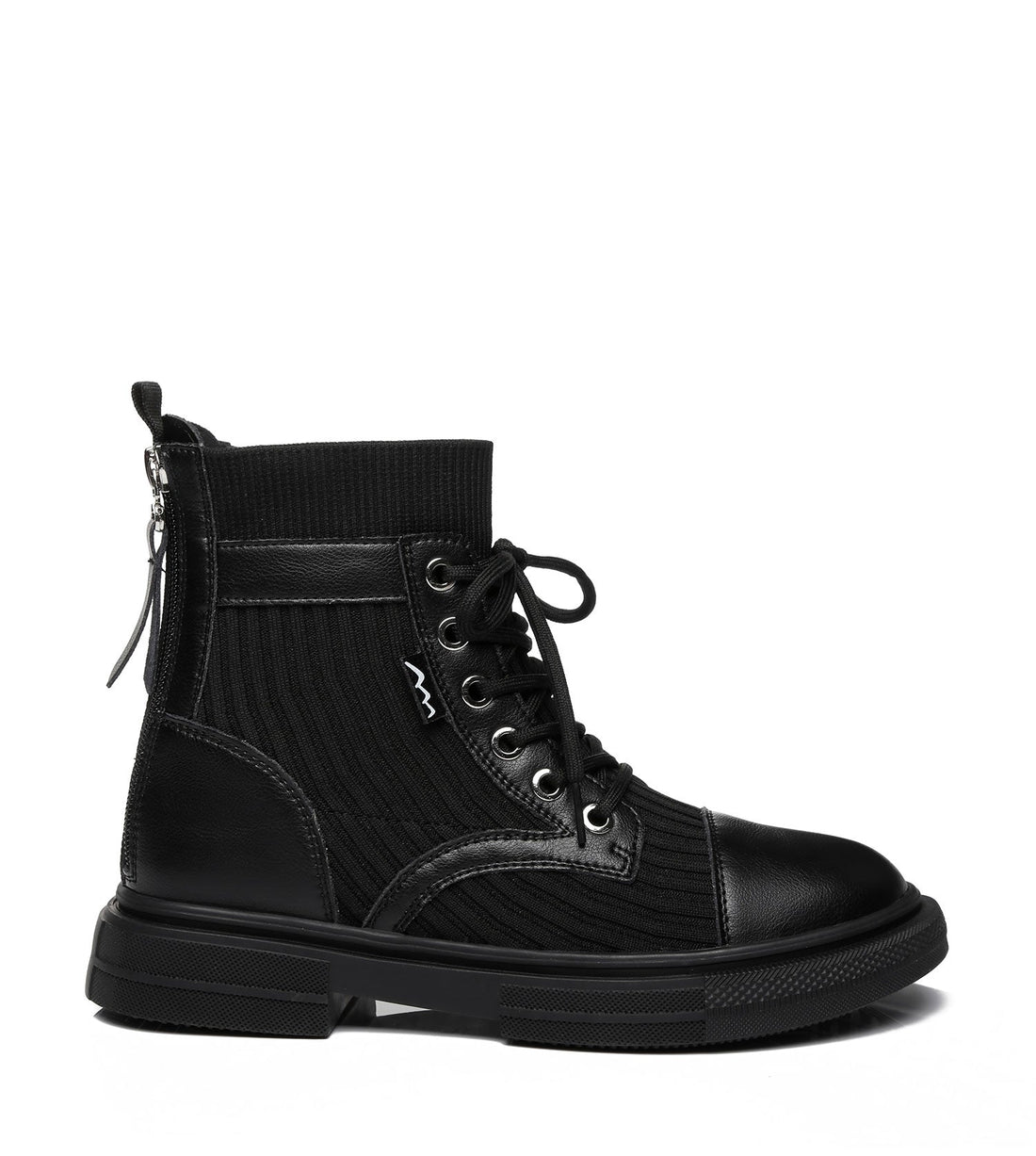 TARRAMARRA Janelle Women Leather Black Sock Boots-Boots-PEROZ Accessories