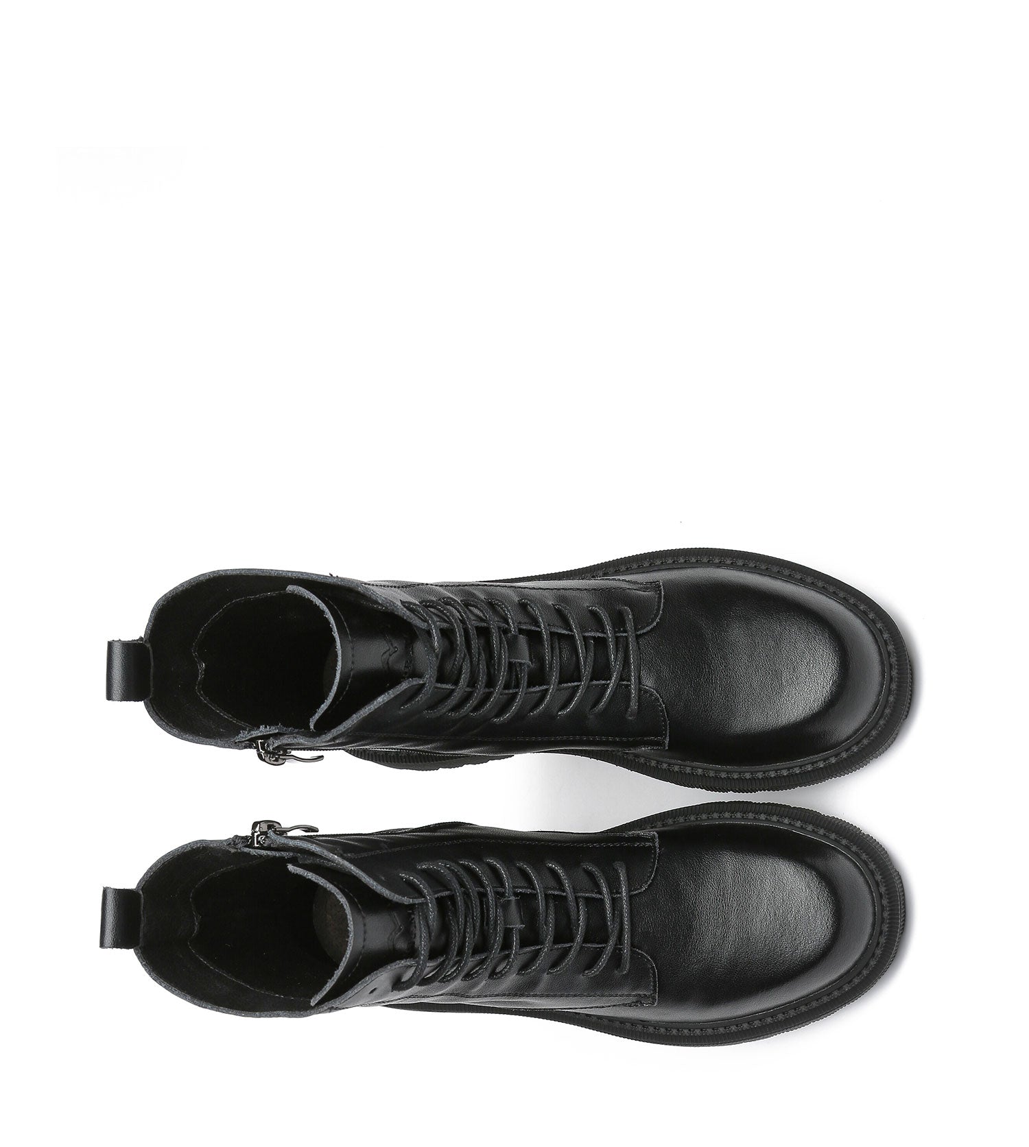 TARRAMARRA Chunky Black Leather Women Boots Cecilia-Boots-PEROZ Accessories
