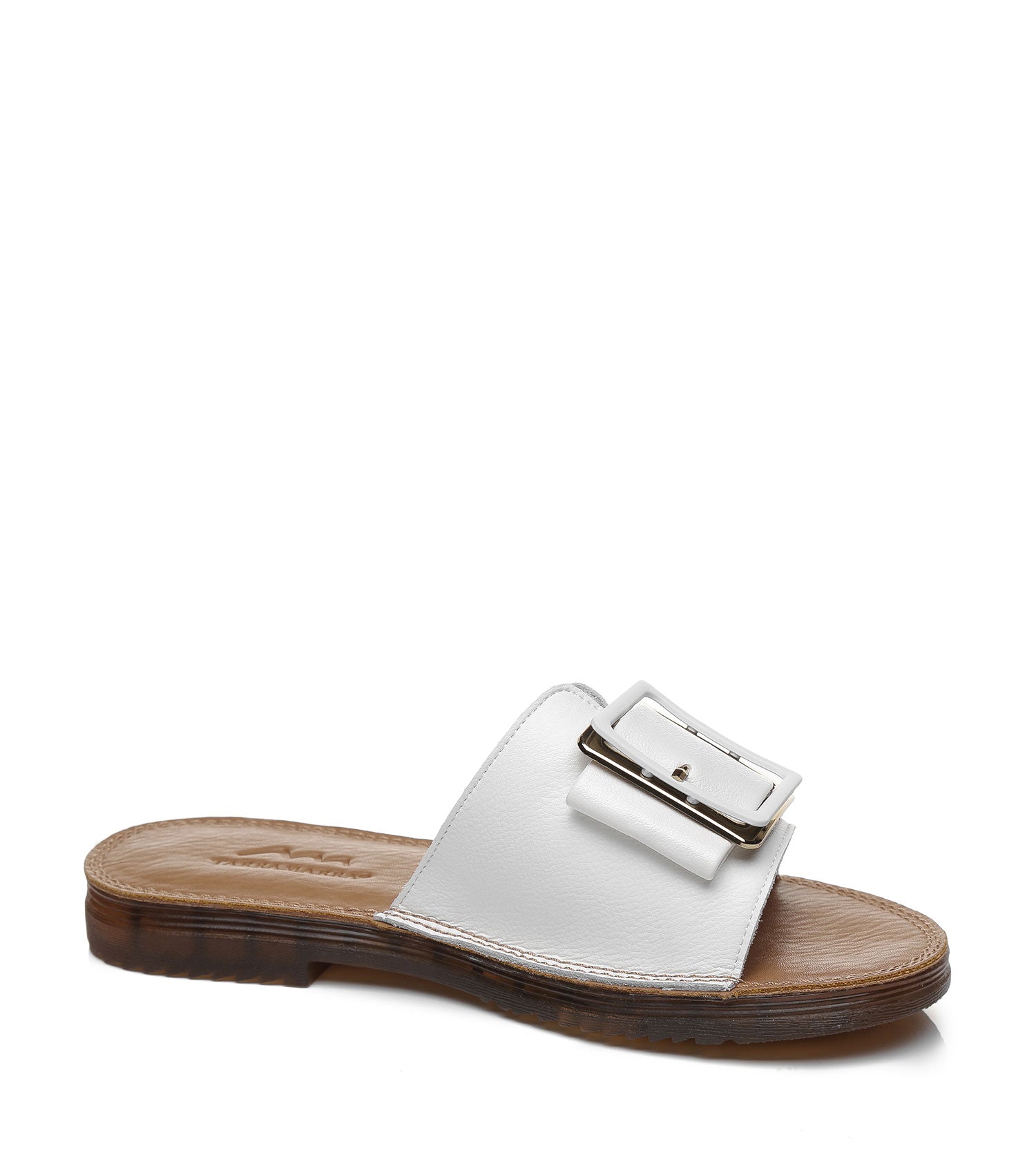 TARRAMARRA Women Buckle Top Ultra Soft Slides Bera-Slides-PEROZ Accessories
