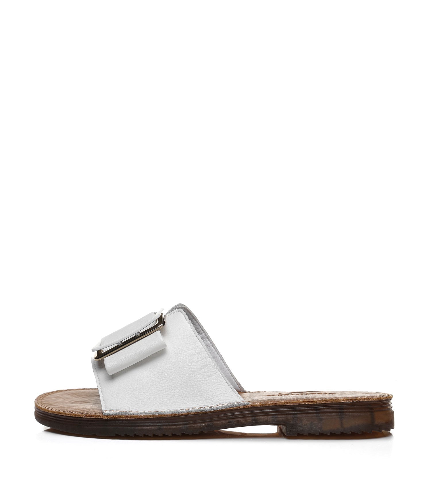 TARRAMARRA Women Buckle Top Ultra Soft Slides Bera-Slides-PEROZ Accessories