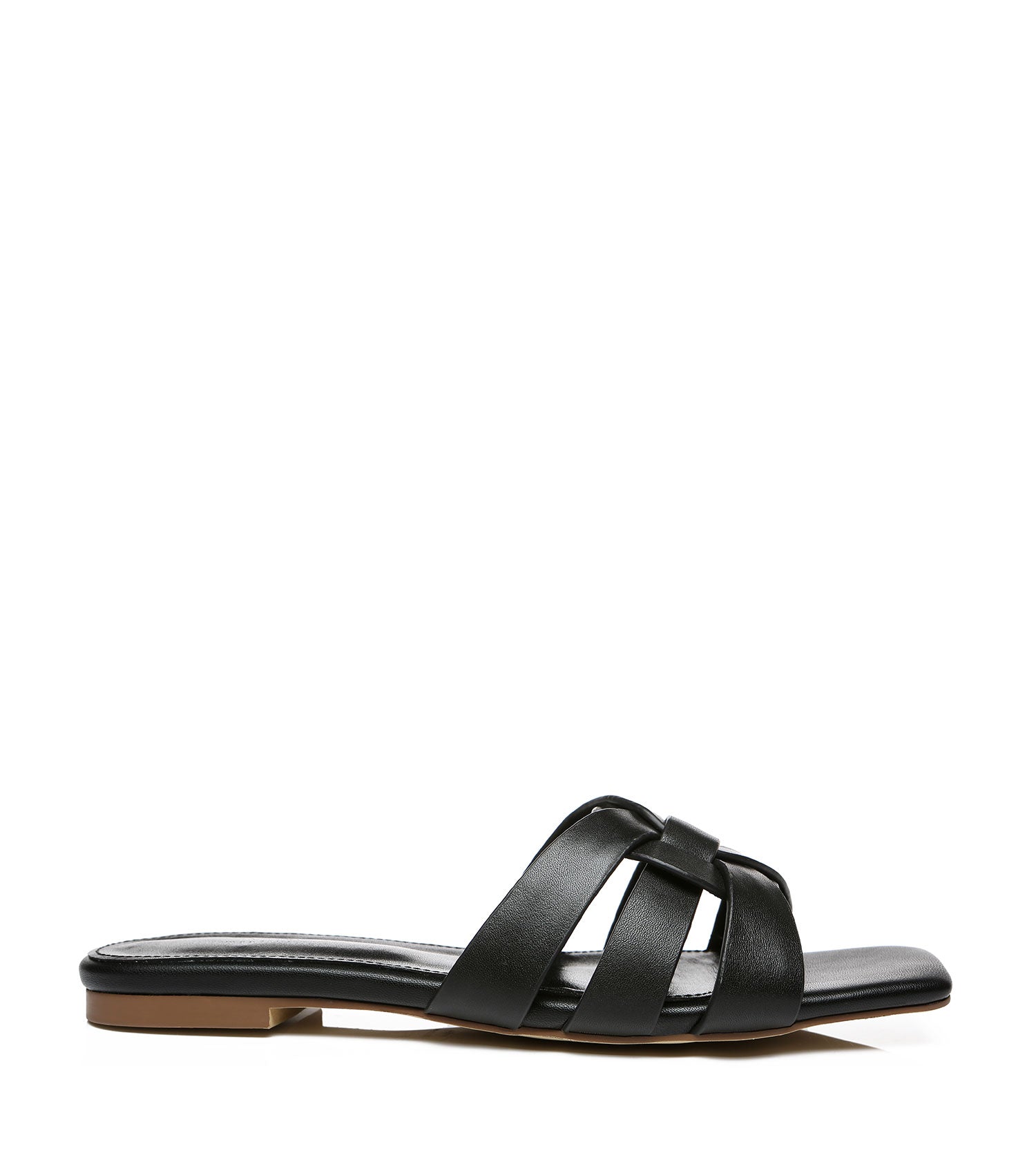 TARRAMARRA Leather Woven Flat Slides Women Jennifer-Slides-PEROZ Accessories