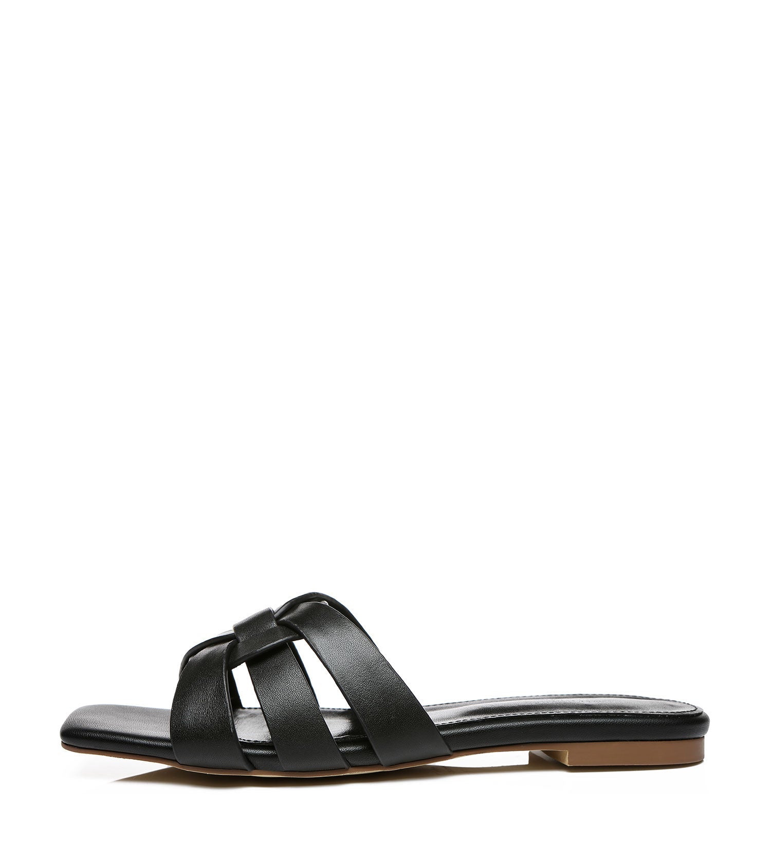 TARRAMARRA Leather Woven Flat Slides Women Jennifer-Slides-PEROZ Accessories