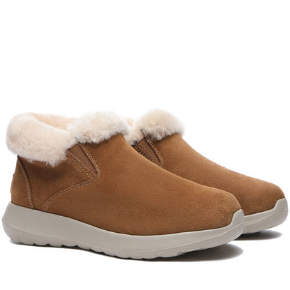 TARRAMARRA Sheepskin Wool Ankle Slipper Women UGG Tana-Slippers-PEROZ Accessories