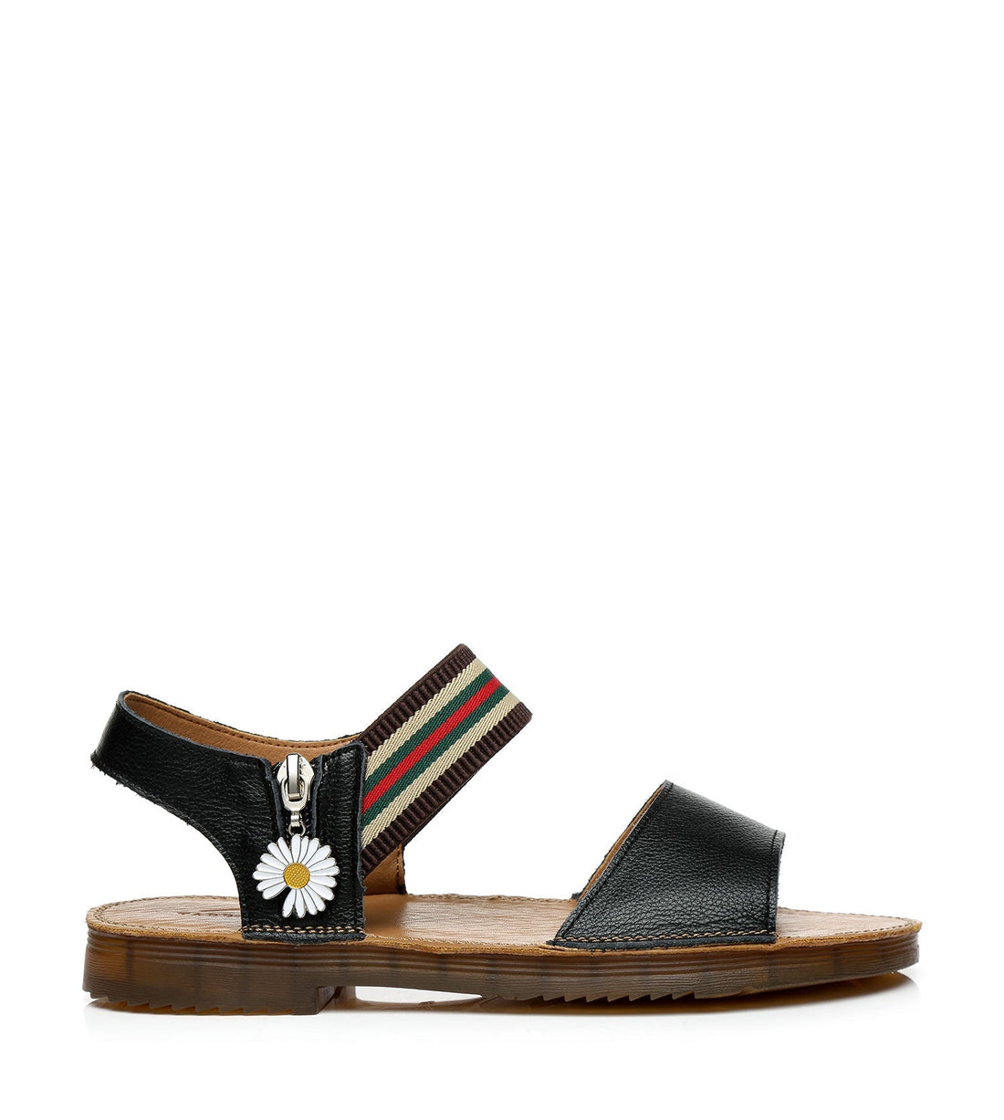 TARRAMARRA Renee Slide Women Leather Flat Sandal Ultra Soft with Daisy Charm-Slides-PEROZ Accessories