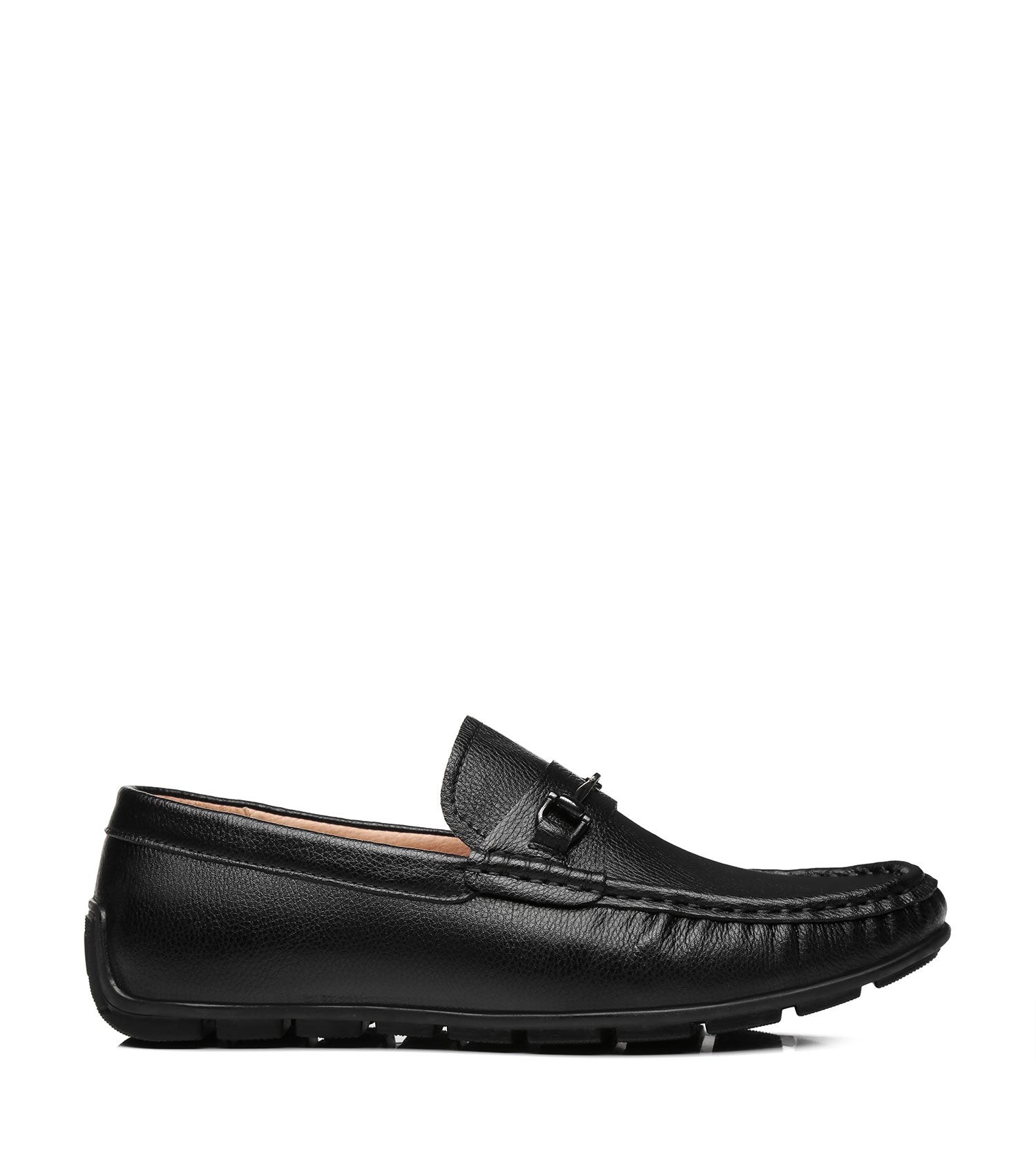 TARRAMARRA Leather Black Loafers Men Colin-Loafers &amp; Moccasins-PEROZ Accessories