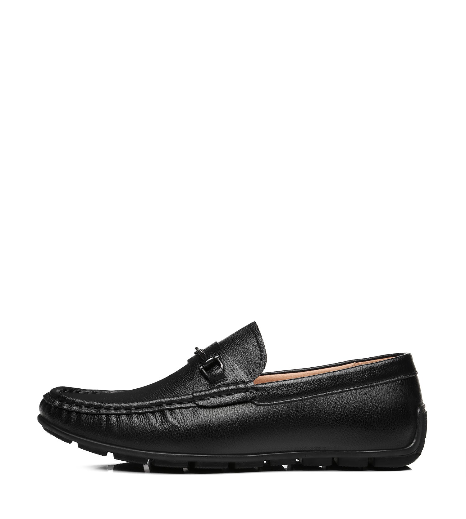 TARRAMARRA Leather Black Loafers Men Colin-Loafers &amp; Moccasins-PEROZ Accessories