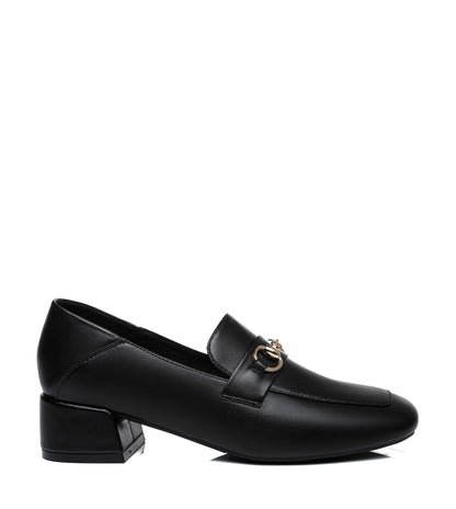 TARRAMARRA Leather Low Block Heels Women Mia-Heels-PEROZ Accessories