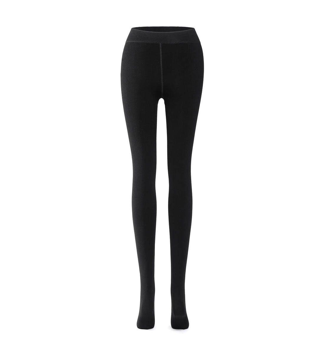 TARRAMARRA Women Black Warm Leggings-Leggings-PEROZ Accessories