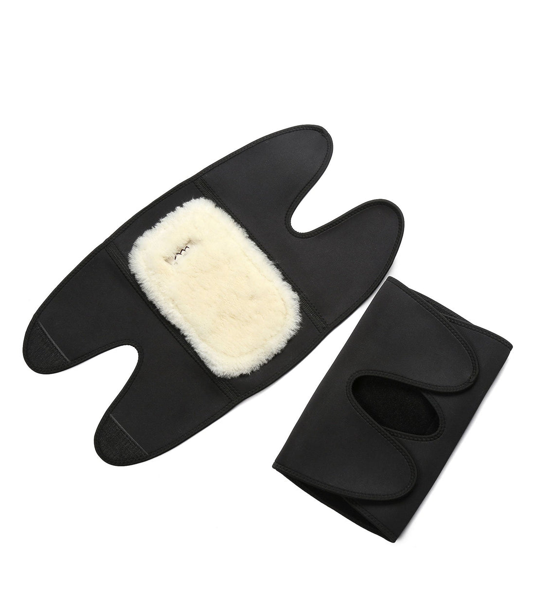 TARRAMARRA Knee Warmer Double Faced Sheepskin Pad Cross Strap-Warmer Pads-PEROZ Accessories