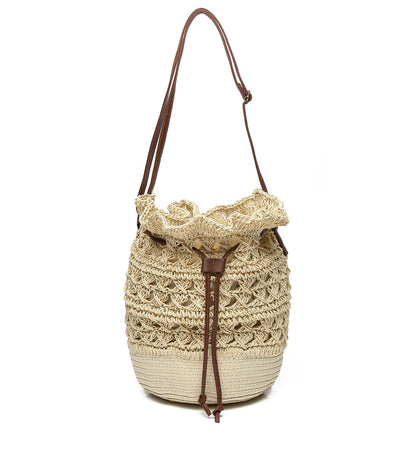 TARRAMARRA Hand Woven Shoulder Bag-Handbags-PEROZ Accessories