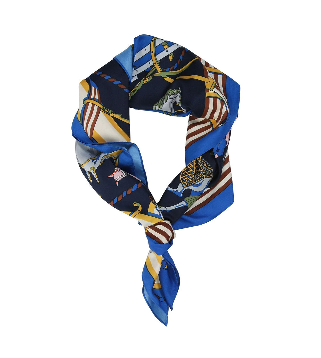 TARRAMARRA Printed Square Rayon Silk Scarf Multiple Patterns And Colours-Scarves-PEROZ Accessories