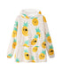 TARRAMARRA Kids Reversible Hoodie Blanket Pineapple-Hoodie Blankets-PEROZ Accessories