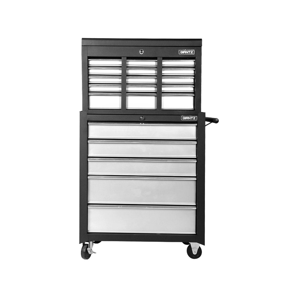 Giantz 14 Drawers Toolbox Chest Cabinet Mechanic Trolley Garage Tool Storage Box-Tools &gt; Tools Storage-PEROZ Accessories
