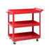 Giantz Tool Cart 3 Tier Parts Steel Trolley Mechanic Storage Organizer Red-Tools > Tools Storage-PEROZ Accessories
