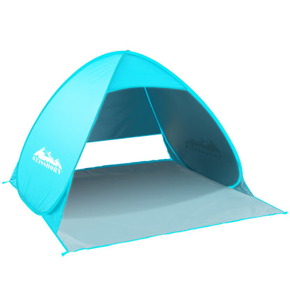 Weisshorn Pop Up Beach Tent Camping Hiking 3 Person Sun Shade Fishing Shelter-Outdoor &gt; Camping-PEROZ Accessories
