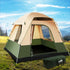Weisshorn Family Camping Tent 4 Person Hiking Beach Tents Green-Outdoor > Camping-PEROZ Accessories
