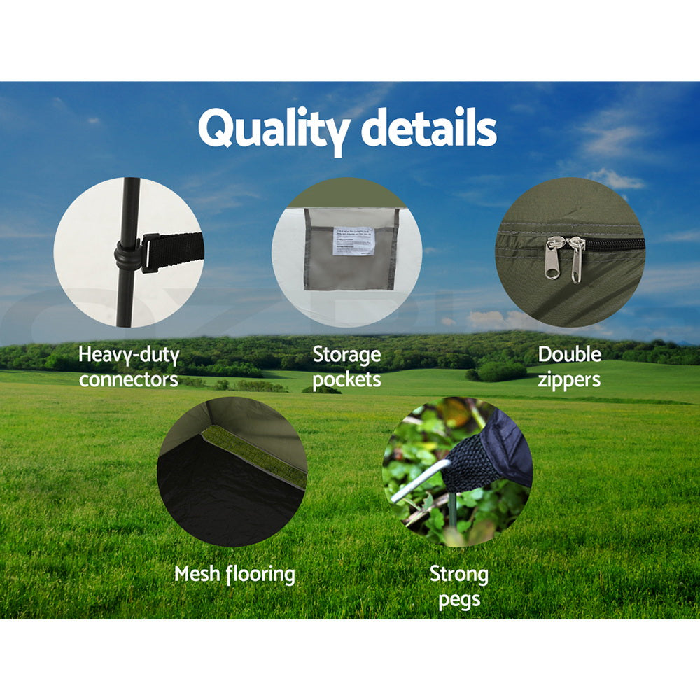 Weisshorn Shower Tent Outdoor Camping Portable Changing Room Toilet Ensuite-Outdoor &gt; Camping-PEROZ Accessories
