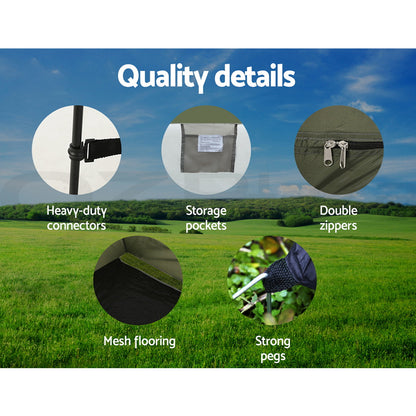 Weisshorn Shower Tent Outdoor Camping Portable Changing Room Toilet Ensuite-Outdoor &gt; Camping-PEROZ Accessories