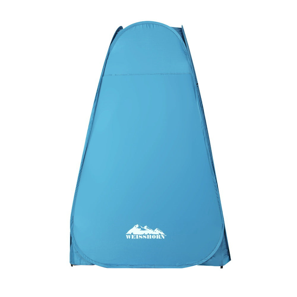 Weisshorn Pop-up Shower Tent Camping Outdoor Toilet Privacy Change Room Blue-Outdoor &gt; Camping-PEROZ Accessories