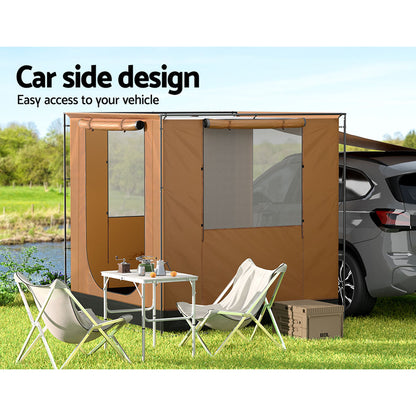 Weisshorn Camping Tent Car SUV Side Awning Canopy Portable Outdoor Shelter 4WD-Outdoor &gt; Camping-PEROZ Accessories