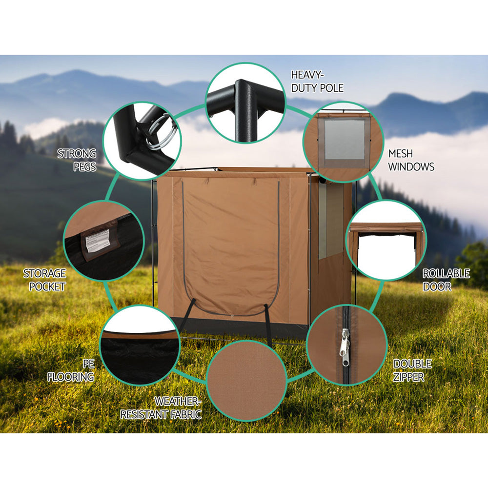 Weisshorn Camping Tent Car SUV Side Awning Canopy Portable Outdoor Shelter 4WD-Outdoor &gt; Camping-PEROZ Accessories