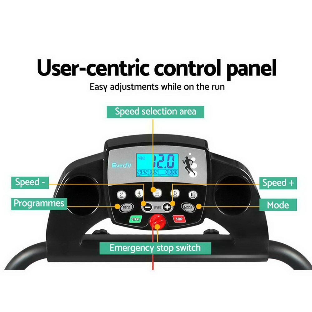 Everfit Treadmill Electric Home Gym Exercise Machine Fitness Equipment Physical-Sports &amp; Fitness &gt; Fitness Accessories-PEROZ Accessories