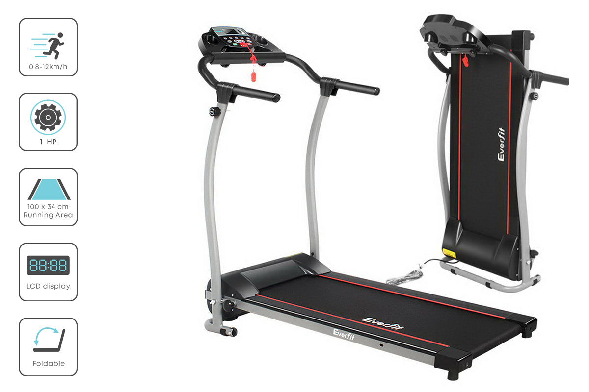 Everfit Treadmill Electric Home Gym Exercise Machine Fitness Equipment Physical-Sports &amp; Fitness &gt; Fitness Accessories-PEROZ Accessories