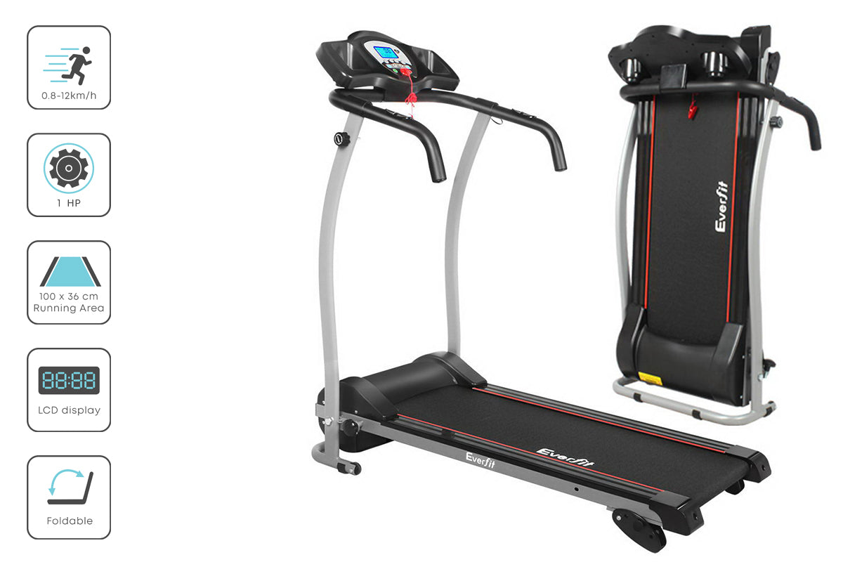 Everfit Electric Treadmill Home Gym Exercise Machine Fitness Equipment Physical 360mm-Sports &amp; Fitness &gt; Fitness Accessories-PEROZ Accessories
