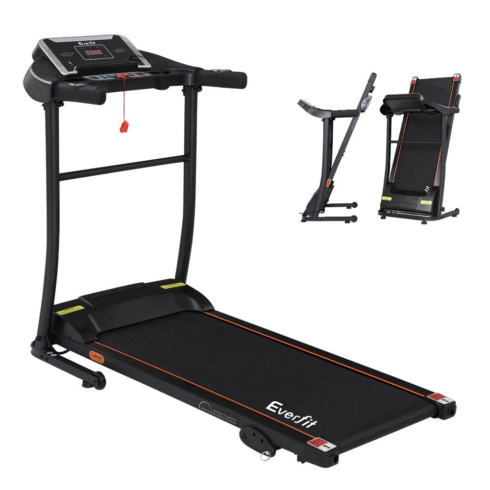 Everfit Electric Treadmill Incline Home Gym Exercise Machine Fitness 400mm-Sports &amp; Fitness &gt; Fitness Accessories-PEROZ Accessories